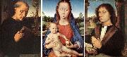 Hans Memling Panell central es troba a Berlin i els laterals a Florencia oil on canvas